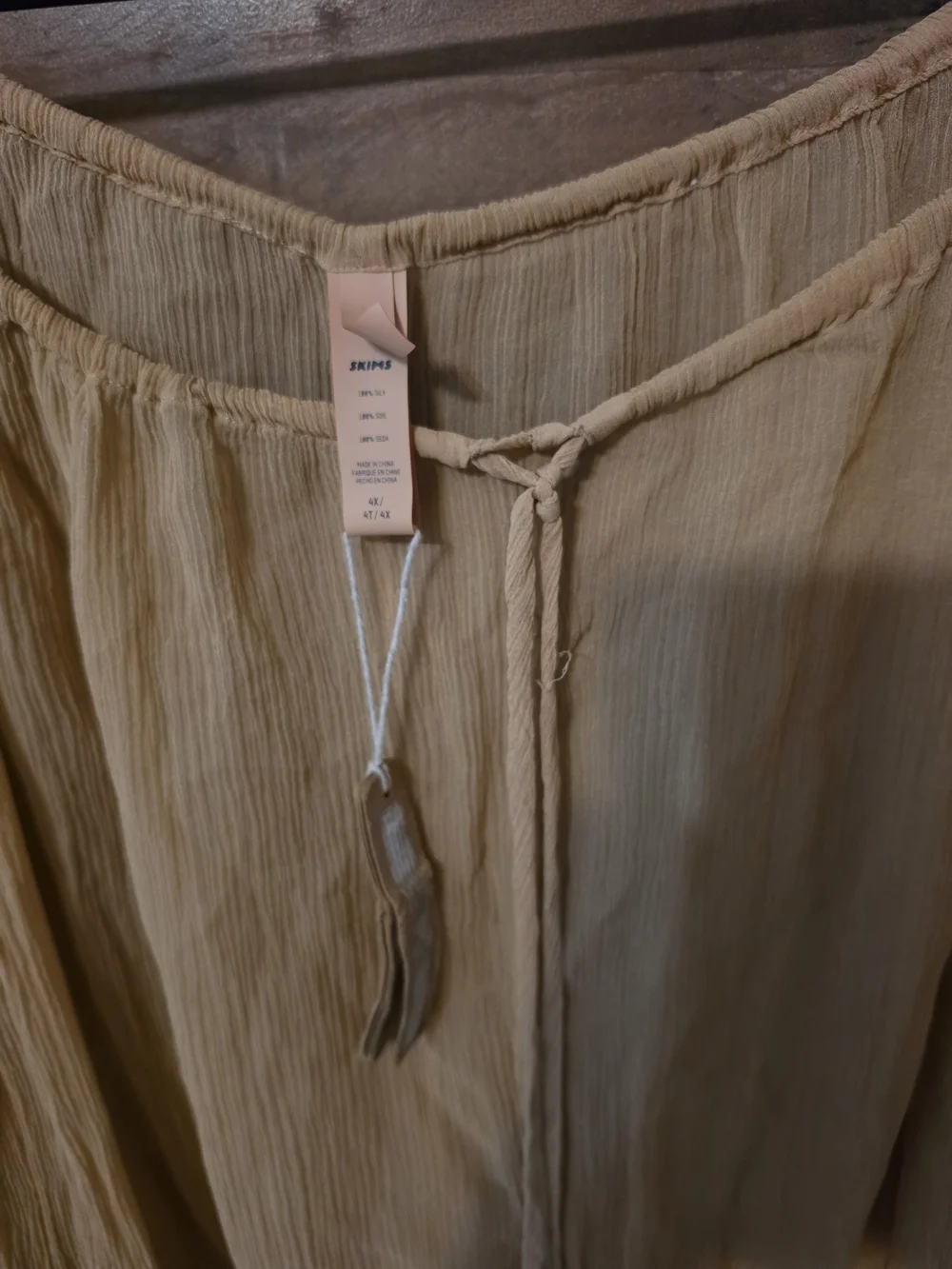 SKIMS Wide-Leg Lightweight Coverup in Neuttal